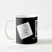 Aangepast aangepaste kantelbare foto's met tekst koffiemok (Links)