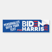 Aangepast aanpassen voor Biden/Harris 2020-azijn Bumpersticker (Voorkant)