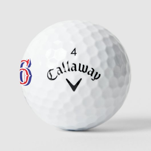 Aangepast aantal golfballen - Naam & Logo (Logo)