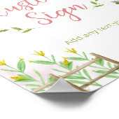 Aangepast aantekennummer voor paardengeboorte bewe poster (Hoek)