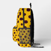 Aangepast aantrekkelijk Stijlvol hondengeel patroo Bedrukte Rugzak (Rechts)