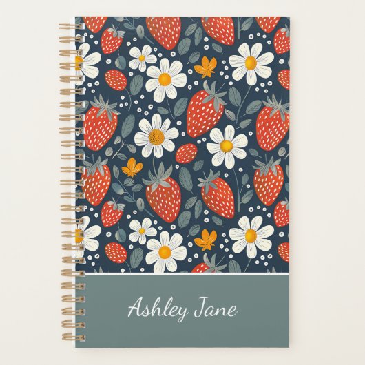 Aangepast Aardbei Design Planner (Voorkant)