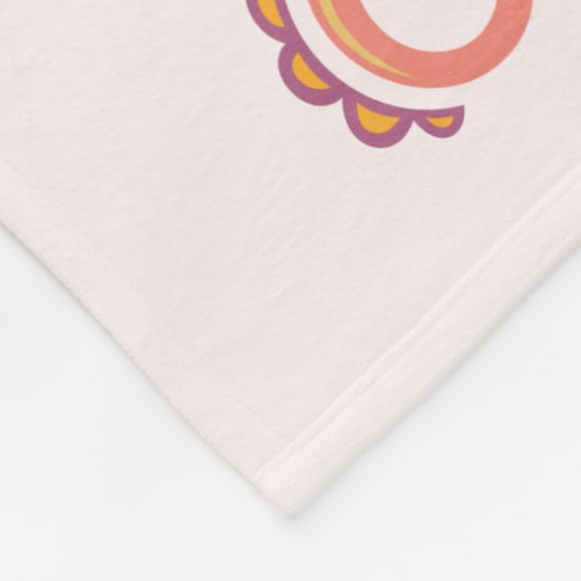 Aangepast ABC-dier Fleece Deken (Hoek)