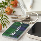 Aangepast Abercrombie Tartan Sleutelhanger (Voorkant Rechts)