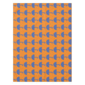 Aangepast Abstract blauw paraplupatroon Tafelkleed (Voorkant)