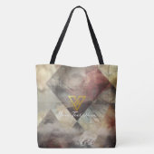 Aangepast: Abstract geometrisch Tas (Achterkant)