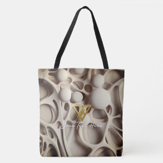 Aangepast: Abstract Latte Art gepersonaliseerd Tas