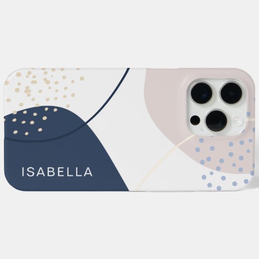 Aangepast Abstract monogram Case-Mate iPhone Case (Achterkant (horizontaal))