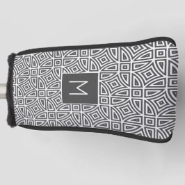 Aangepast Abstract monogram patroon Golfheadcover