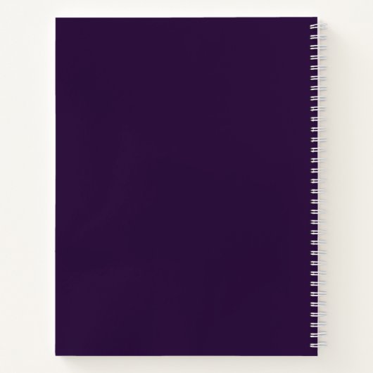 Aangepast Abstract Paars Notitieboek (Achterkant)