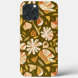 Aangepast Abstract patroon van Japanse lentevloere Case-Mate iPhone Case