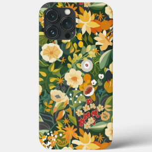 Aangepast Abstract patroon van Japanse lentevloere Case-Mate iPhone Case