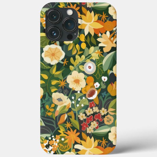 Aangepast Abstract patroon van Japanse lentevloere Case-Mate iPhone Case (Achterkant)