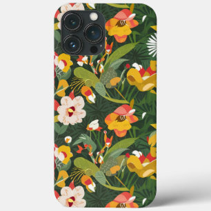 Aangepast Abstract patroon van Japanse lentevloere Case-Mate iPhone Case