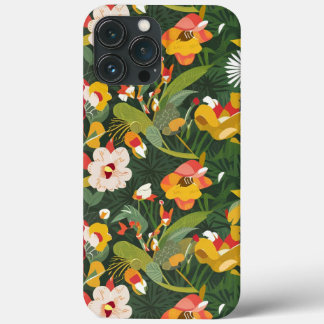 Aangepast Abstract patroon van Japanse lentevloere Case-Mate iPhone Case