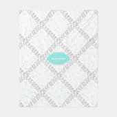 Aangepast Abstract patroon voor lokale ruimte Mode Fleece Deken (Voorkant)