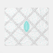 Aangepast Abstract patroon voor lokale ruimte Mode Fleece Deken (Voorkant (Horizontaal))