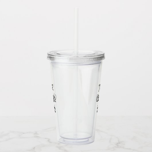 Aangepast Acryl Drinkbeker (Rechts)