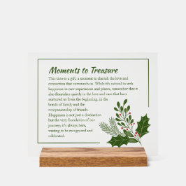 Aangepast Acryl Vakantie Teken - Feestelijke vieri Bord