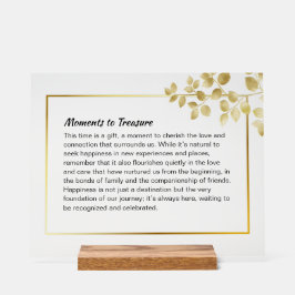 Aangepast Acryl Vakantie Teken - Gepersonaliseerde Acryl Bord