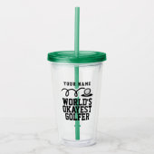 Aangepast acrylgolfcadeau voor glasvezel voor golf acryl drinkbeker (Voorkant)