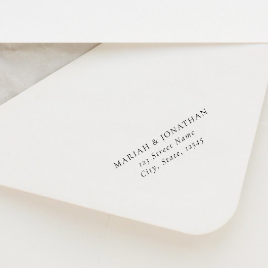 Aangepast adres Aangepaste zelfinkende stempel