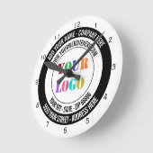 Aangepast adres adres website Speciaal ontwerp Ronde Klok (Hoek)