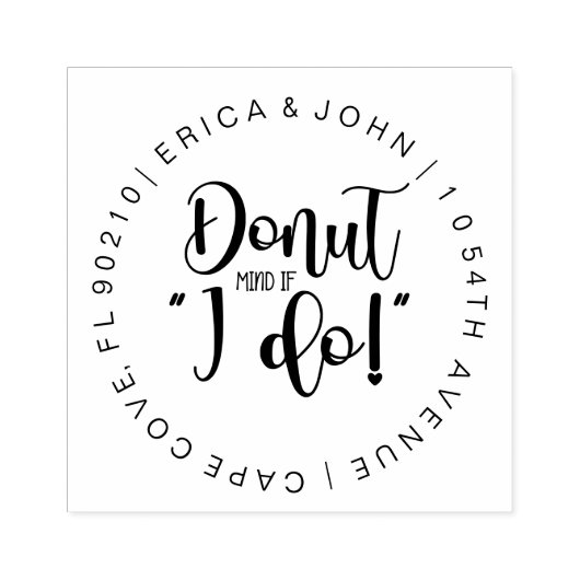 Aangepast adres, rubberen stempel, laat maar los a rubberstempel (Afrduk)