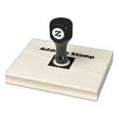 Aangepast Adres-Stamp Jet Black kleur Enveloppen I Rubberstempel (Stempel)
