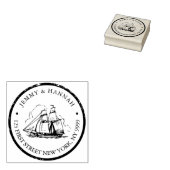 Aangepast adres Stempel, bruiloft Stamp, ScheepsRu Rubberstempel (Gestempeld)