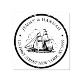 Aangepast adres Stempel, bruiloft Stamp, ScheepsRu Rubberstempel (Afrduk)