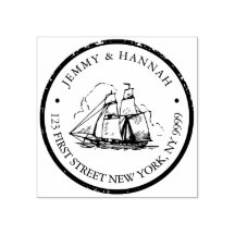 Aangepast adres Stempel, bruiloft Stamp, ScheepsRu