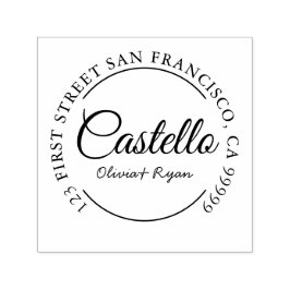 Aangepast adres Stempel, Weddenschap, "Castello" S Zelfinktende Stempel