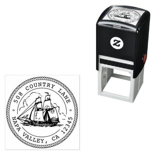 Aangepast adres Stempel, Weddenschap, Verzending Zelfinktende Stempel (In situ)