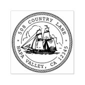 Aangepast adres Stempel, Weddenschap, Verzending Zelfinktende Stempel (Design)