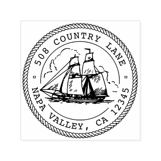 Aangepast adres Stempel, Weddenschap, Verzending Zelfinktende Stempel (Design)