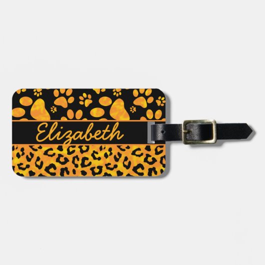 Aangepast adres voor afdrukken en peuteren bagagelabel (Voorkant horizontaal)