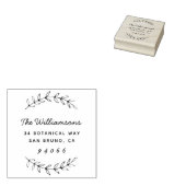 Aangepast adres voor naam van de Script-familie Rubberstempel (Gestempeld)