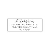 Aangepast adres voor retourzending binnen gezin zelfinktende stempel (Design)