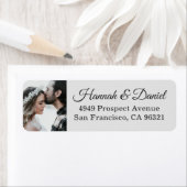 Aangepast adres voor retourzending van foto's etiket (Insitu)