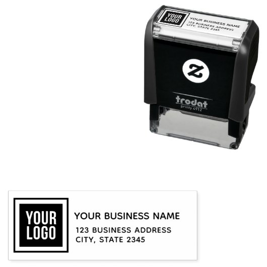 Aangepast adreslabel  zelfinktende stempel (In situ)