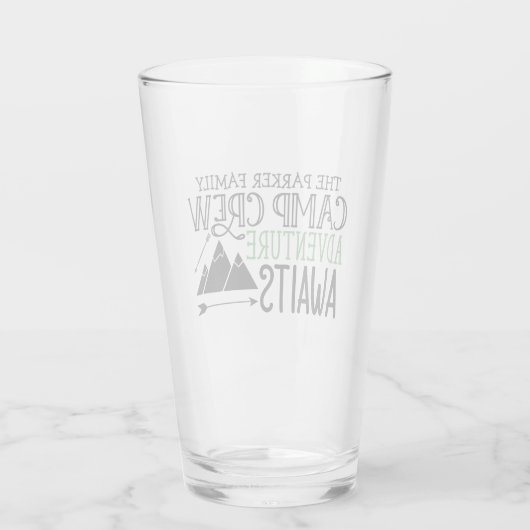 Aangepast Adventure voor Cabin Camping Glas (Achterkant)