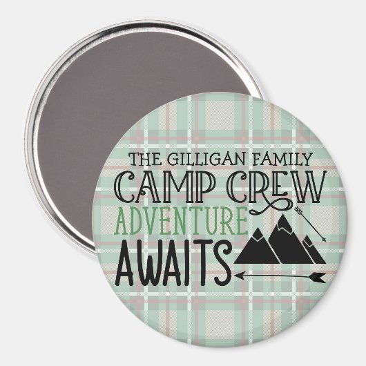 Aangepast Adventure voor Cabin Camping Magneet (Voorkant / Achterkant)