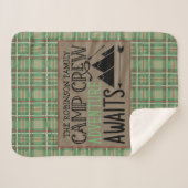 Aangepast Adventure voor Cabin Camping Sherpa Deken (Voorkant (horizontaal))