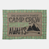 Aangepast Adventure voor Cabin Camping Theedoek (Horizontaal)