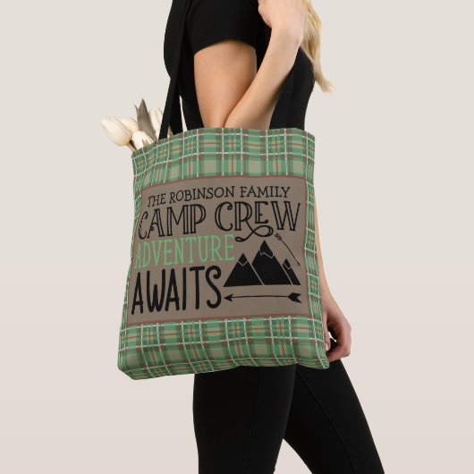 Aangepast Adventure voor Cabin Camping Tote Bag (Dichtbij)