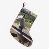 Aangepast afbeelding afbeelding lama ala alaca kleine kerstsok (Voorkant (Hangend))