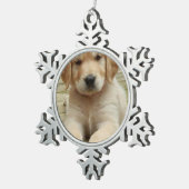 Aangepast afbeelding afbeelding tin sneeuwvlok ornament (Rechts)