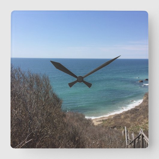 Aangepast afbeelding afbeelding vierkante klok (Voorkant)