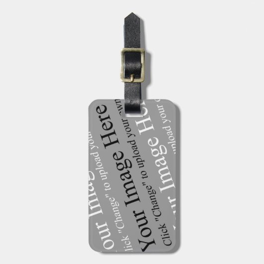 Aangepast Afbeelding Bagagelabel (Voorkant verticaal)